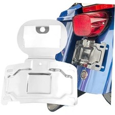 Metal Motorcycle License Plate Frame License Plate Mount Kit for Harley Chrome picture