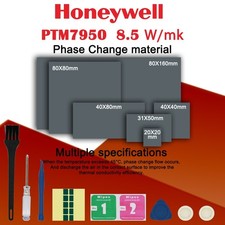 Honeywell PTM7950 Phase Change Thermal Pad 8.5W/mK CPU GPU 0.2mm Color: 40X80 picture