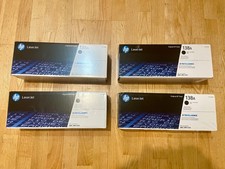 W1380A 138A New Genuine HP (4 Pack) Black Toner Cartridges LJ Pro 3001, MFP 3101 picture