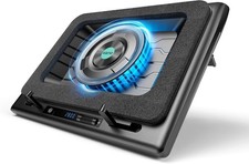 llano Gaming Laptop Cooler, V12 Laptop Cooling Pad Stand with 5.5” Fan - No RGB picture
