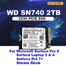 NEW WD 2TB M.2 2230 SSD NVMe PCIe4x4 PC SN740 For Microsoft Surface Pro X 9 picture