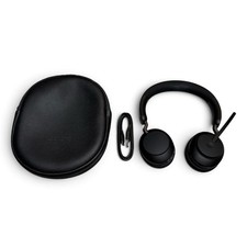 Jabra Evolve2 65 Bluetooth Wireless Headset With Mic & Charging Cable. Black. picture