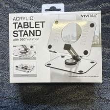 Acrylic Tablet Stand by Vivitar with 360 degree rotation New picture