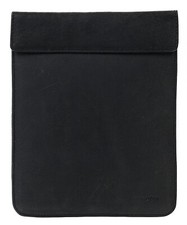LODIS 145356 Black Leather Ryan iPad Tablet Tech Sleeve Carrying Case Bag 9x7.5 picture