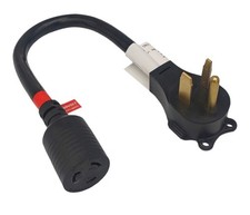 FC-65L42 AC Adapter Cord NEMA 6-50P to NEMA L6-20R Male 6-50P Welder Plug 20 Amp picture