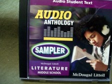 McDougal Littell Middle School Audio Anthology Sampler Audio Student Text CD picture