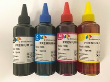 4x100ml Bulk refill ink for HP inkjet printer 4 colors picture