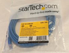 NEW StarTech.com 10 ft Blue Molded Cat5e UTP Patch Cable Model: M45PATCH10BL picture