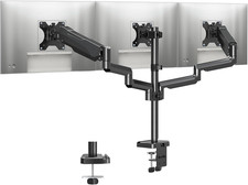 Triple Monitor Stand Mount - 3 Monitors Desk Mount for Computer Screens up to 27 picture