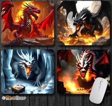 DUNGEONS DRAGONS Mouse Pad / PC Mousepad ~ Dungeon Dragon Fantasy Art Gift picture