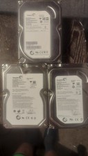 lot 3 seagate hard drives for parts picture