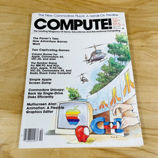 COMPUTE American home computer magazine Vol. 6, No. 10, Issue 53 October 1984 picture