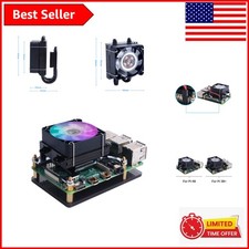 Ultra-Quiet RGB CPU Cooler with Air Cooling & Accessories for Raspberry Pi 4B/3B picture
