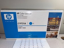 New Sealed Box HP LaserJet 645A C9731A Cyan Toner Cartridge Genuine Original picture