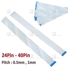 FFC Flexible Ribbon Cable 24P-40P Flat Wire Pitch 0.5/1mm AWM 20624 80C 60V VW-1 picture