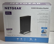 NEW/SEALED Netgear N300 Wireless WiFi Router [WNR2000] Black picture