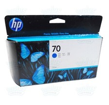 Genuine HP 70 Blue Ink 130ml DesignJet L3S81B E1L21B Q6675A  - Retail Box picture