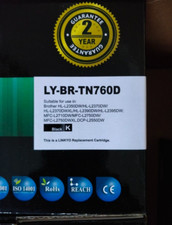 Linkyo Premium Cartridge Replacement Toner LY-BR-TN760D Black New Sealed picture