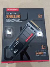 WD_BLACK SN8100 1TB NVMe SSD w/ Heatsink PCIe Gen5 M.2 2280 - WDS100T1XHM-00CMT0 picture