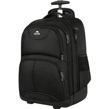 Durable Water-Resistant 17 Inch Rolling Laptop Backpack for Business & Leisure picture