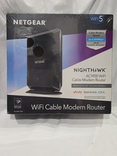Netgear Modem Router Nighthawk AC1900 Wireless WiFi Cable  C7000-100NAS 🔟 picture