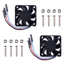 2PCS PWM Controllable Quiet 4010 Fan 40x40x10mm DC 5V for Raspberry Pi 4, 3 picture