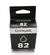 OEM Lexmark 82 Black Ink Cartridge Genuine New for X5100 X6100 Z55 Z65 Printers picture