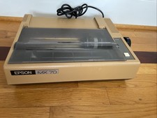 Vintage Epson MX-70 Dot Matrix Printer UNTESTED FOR PARTS OR REPAIR picture