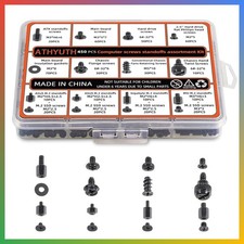 450 Pc Computer Screw Kit M2 SSD Motherboard Standoff PC Case SSD HDD Fan Repair picture