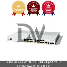 Cisco CISCO C1300-24P-4X 24-port PoE+ Gigabit Switch 10G 4SFP picture
