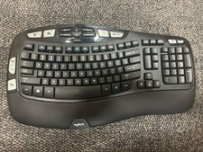 OB Logitech K350 Comfort Wave Wireless Keyboard Only Black *No Unifying Receiver picture