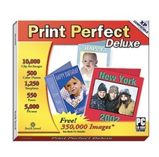 Cosmi Print Perfect Deluxe DVD Rom For Windows XP & More Swift Jewel Brand New picture