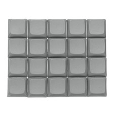 20Pcs PBT Keycap Set Mechanical Numeric Keypads for Keyboard Gray picture