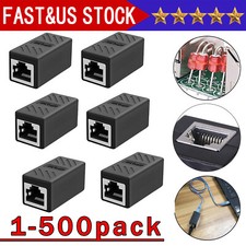 RJ45 Inline Coupler Cat6/Cat5e Ethernet Network Cable Extender Connector Lot picture