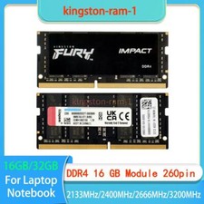 FURY IMPACT 16 GB RAM DDR4 2133 2400 2666 3200 MHz SO-DIMM Laptop Memory 260-Pin picture