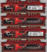 G.SKILL Ripjaws X Series 8GB (2 x 4GB) Desktop Memory ~ Lot of 4 picture