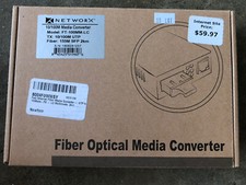NETWORX 10/100M FIBER OPTICAL MEDIA CONVERTER - FT-1000MM-LC picture