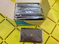 Leviton 85013 10 Pack 1-Gang Single APROX 7/16 Hole Device Receptacle Wallplate  picture