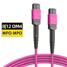 1-100M OM4 MPO to MPO Female OM4 Optical Fiber Patch Cord 8|12F MTP to MTP lot picture