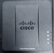 CISCO SPA112 2 Port Phone Adapter NO POWER CORD picture