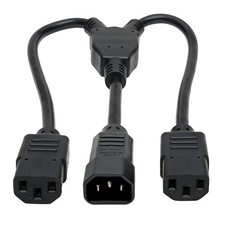 Tripp Lite Connectivity P004-18N-2C13 18In C14 To C13 Splitter Pdu Style Male picture