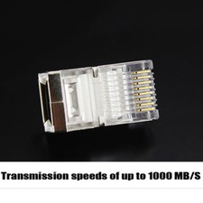 50pcs rj45 connector cat6 network ethernet cable cat 6 plug 8p8c stp rj45 male  picture