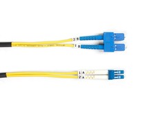 BLACK BOX OS2 9/125 Singlemode -OFNR PVC, SC to LC, Yellow, 3-m - FOSM-003M-SCLC picture