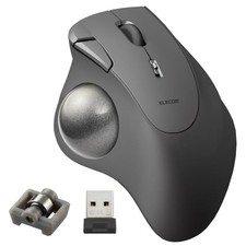 ELECOM Ergonomic Comfort Design Trackball IST Wireless 2.4GHz Connect picture