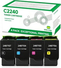 C2240 XC2235 Toner Cartridge Replacement for Lexmark 24B7154-24B7157 Printers picture