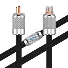 Audiophile Hifi Power Cord 10awg Us Ac Main Supply Cable With Iec320c15 Female C picture