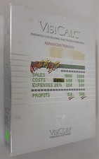 VisiCalc Advanced Version Worksheet by Visicorp for Apple II+,IIe,IIc,IIgs 1983 picture