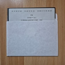 ✅ 1 Floppy Disk: STEVE DAVIS SNOOKER by PRISM ⭐ Commodore 64 C64 C128 ⚡️ picture