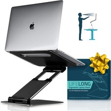 Lifelong Adjustable Laptop Stand Desk Aluminum Portable Foldable picture
