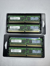 LOT 4 ELPIDA 512MB PC2-3200R DDR2 RAM Used HP P/n 345112-851 picture